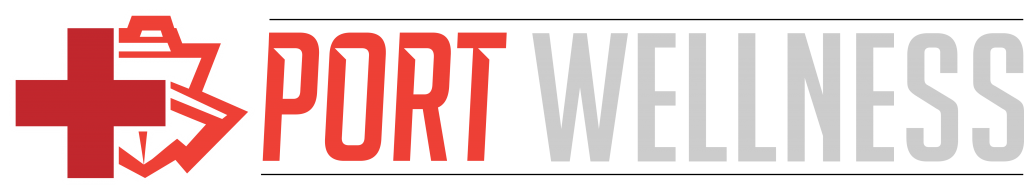 The Port Wellness Logo and Text